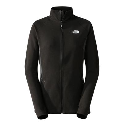 The North Face Athletic Outdoor Full Zip Midlayer Dames Fleece TNF Black - Asphalt Grey XL