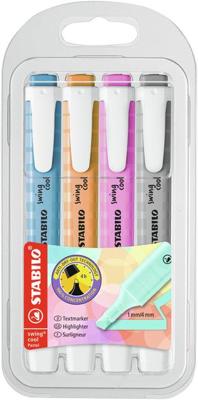 Markeerstift stabilo swing cool 275/4 pastel ass | 5 stuks