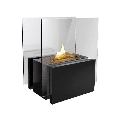 MgO 180 Freestanding glass Black