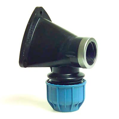 Muurplaat tyleen 3/4"bi 25mm Muurplaat tyleen 3/4"bi 25mm