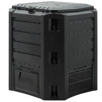 Composteerbak Zwart 380L , afmeting 72x72x83cm - thumbnail