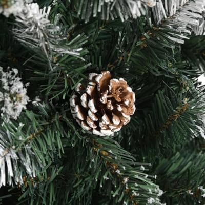 VidaXL Kunstkerstboom met standaard 180 cm pvc groen