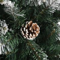 Kunstkerstboom met standaard 180 cm PVC groen - thumbnail