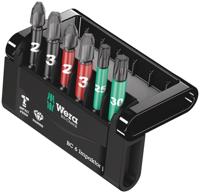 Wera Mini-Check Impaktor 4 05057695001 Bitset 6-delig Kruiskop Phillips, Kruiskop Pozidriv, Binnen-Torx Impactor technologie - thumbnail