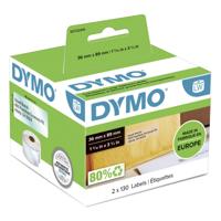 Etiket dymo labelwriter adressering 36x89 2st trns | 6 stuks - thumbnail