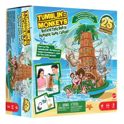 Vallende Aapjes bungelend boomfeest