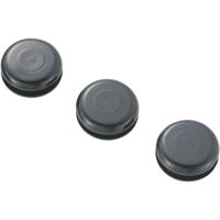 TRU COMPONENTS TC-GMCQR-1006203 Kabeldoorvoering Gesloten Montagegat: 10 mm Klem-Ø (max.): 6.4 mm Plaatdikte (max.): 1.7 mm PVC Zwart 100 stuk(s) - thumbnail