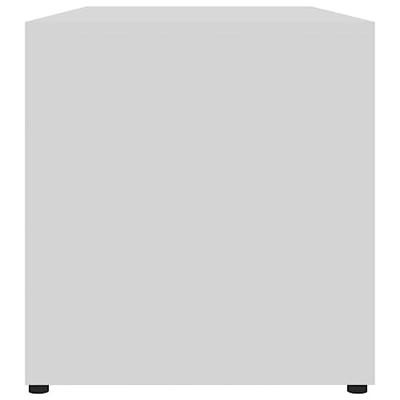 Tv-meubel 80x34x36 cm spaanplaat wit