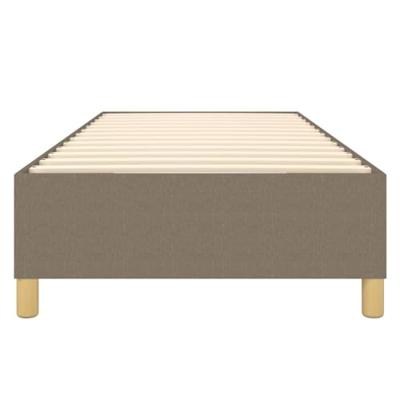 Boxspringframe stof taupe 90x190 cm Boxspringframe stof taupe 90x190 cm