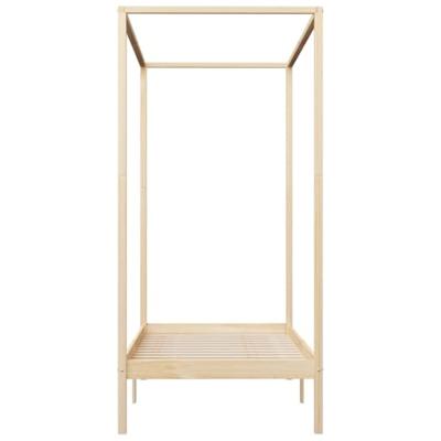 Hemelbedframe massief grenenhout 100x200 cm Hemelbedframe massief grenenhout 100x200 cm