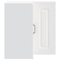 Keukenwandhoekkast Kalmar bewerkt hout wit - thumbnail