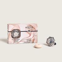 Maison Berger Paris autoparfum set coralie silver lady flower - thumbnail