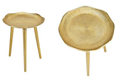 Tafel van goudkleurig metaal (B/H/D) 35x42x35 cm