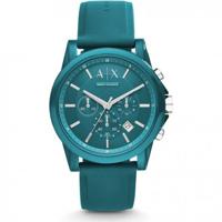 Horlogeband Armani Exchange AX1330 Rubber Turquoise 22mm - thumbnail