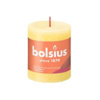 Bolsius kaars rustiek 7x8 cm sunny yellow - thumbnail