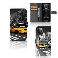 Apple iPhone 12 Pro Max | Flip Cover | New York Taxi - thumbnail