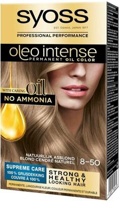 Syoss Oleo Intense 8-50 Natuurlijk Asblond Syoss Oleo Intense 8-50 Natuurlijk Asblond