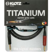 Klotz TI-0600PSP Titanium 2p jack-2p jack verguld silent plug gitaarkabel 6m - thumbnail