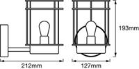 LEDVANCE ENDURA® CLASSIC POST L 4058075206502 Buitenlamp (wand) E27 0 W - thumbnail