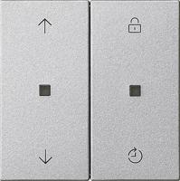 GIRA S3000 bedieningselement intelligent aluminium 536326 - thumbnail