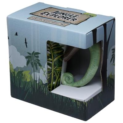 Kameleon - Gevormd Handvat Keramiek Mok