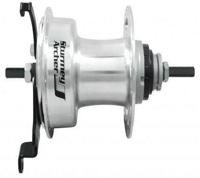 SturmeyArcher Versnellingsnaaf 3 speed sturmey archer xl-rd3 90 mm trommelremnaaf - 36 gaats - zilver - thumbnail