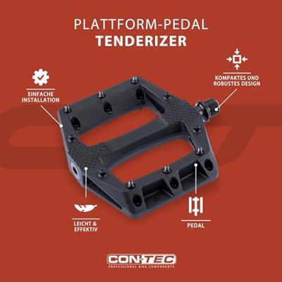 CONTEC pedal "tenderizer" ct pedals tenderizer mtb w. exchangeable pins