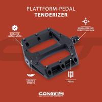 CONTEC platformpedaal "tenderizer" ct pedals tenderizer mtb w. exchangeable pins - thumbnail