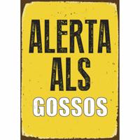 Plaat Magnet & Steel Alerta als Gossos 14,8 x 21 cm - thumbnail