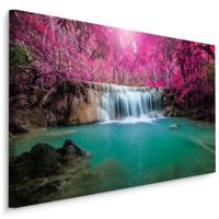 Schilderij - Betoverende waterval, premium print - thumbnail