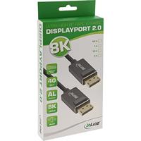 InLine 15401P DisplayPort kabel 1 m Zwart - thumbnail