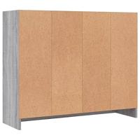 Dressoir 91x28x75 cm bewerkt hout grijs sonoma eikenkleurig - thumbnail