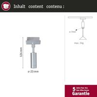 Paulmann 95551 230V-railsysteemcomponenten Chroom (mat) - thumbnail