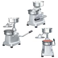 VidaXL Hamburgerpersmachine met 500 scheidingsbladen 10 cm aluminium - thumbnail
