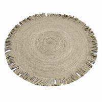 Tapijt DKD Home Decor Natuurlijk Jute (200 x 200 x 1,5 cm) - thumbnail