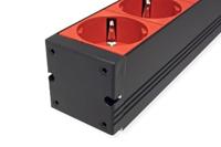 Bachmann 333.937 Stekkerdoos 19 inch Zwart, Rood Apparaatstekker C13/C14 1 stuk(s) - thumbnail