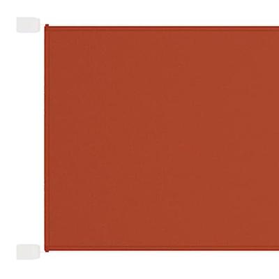 VidaXL Luifel verticaal 100x1200 cm oxford stof terracottakleurig VidaXL Luifel verticaal 100x1200 cm oxford stof terracottakleurig