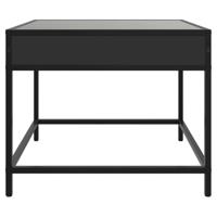 Salontafel met Infinity LED 50x50x41 cm zwart - thumbnail