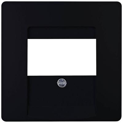 Kopp Paris mat zwart afdekplaat USB - 4625270