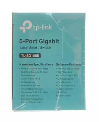 TP-Link 5-Port Gigabit TL-SG105E - thumbnail