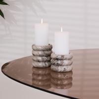 By-Boo Kaarshouder 'Paloma' Marmer, Set van 2 stuks - thumbnail