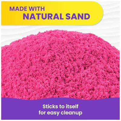 Kinetic Sand speelzand kristal - 907 gram - roze