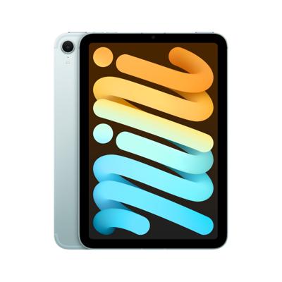 Apple iPad mini (A17 Pro): 8,3‑inch Liquid Retina-display, 128 GB, wifi 6E + 5G mobiel internet, 12‑MP camera aan de voorkant/12‑MP camera aan de achterkant, Touch ID – Blauw