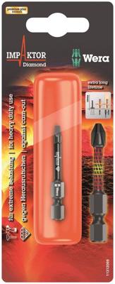 Wera 868/4 IMP DC Diamond ZB Impaktor Binnenvierkant Bits 868/4 IMP DC 1 x 05073971001 Wera 868/4 IMP DC Diamond ZB Impaktor Binnenvierkant Bits 868/4 IMP DC 1 x 05073971001