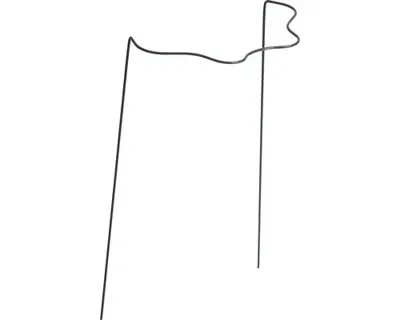 Nature Plantensteun d6mm h60b30l18cm groen