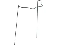 Nature Plantensteun d6mm h60b30l18cm groen - thumbnail