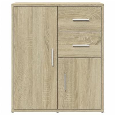Dressoir 60x31x70 cm bewerkt hout sonoma eikenkleurig