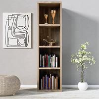 Boekenkast Skylar MDF-Eiken 106x30x30cm - thumbnail