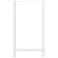 Bartafelpoten 2 st 60x(100-101) cm staal wit - thumbnail