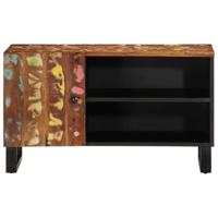Tv-meubel 80x33x46 cm massief hout gerecycled en bewerkt hout - thumbnail